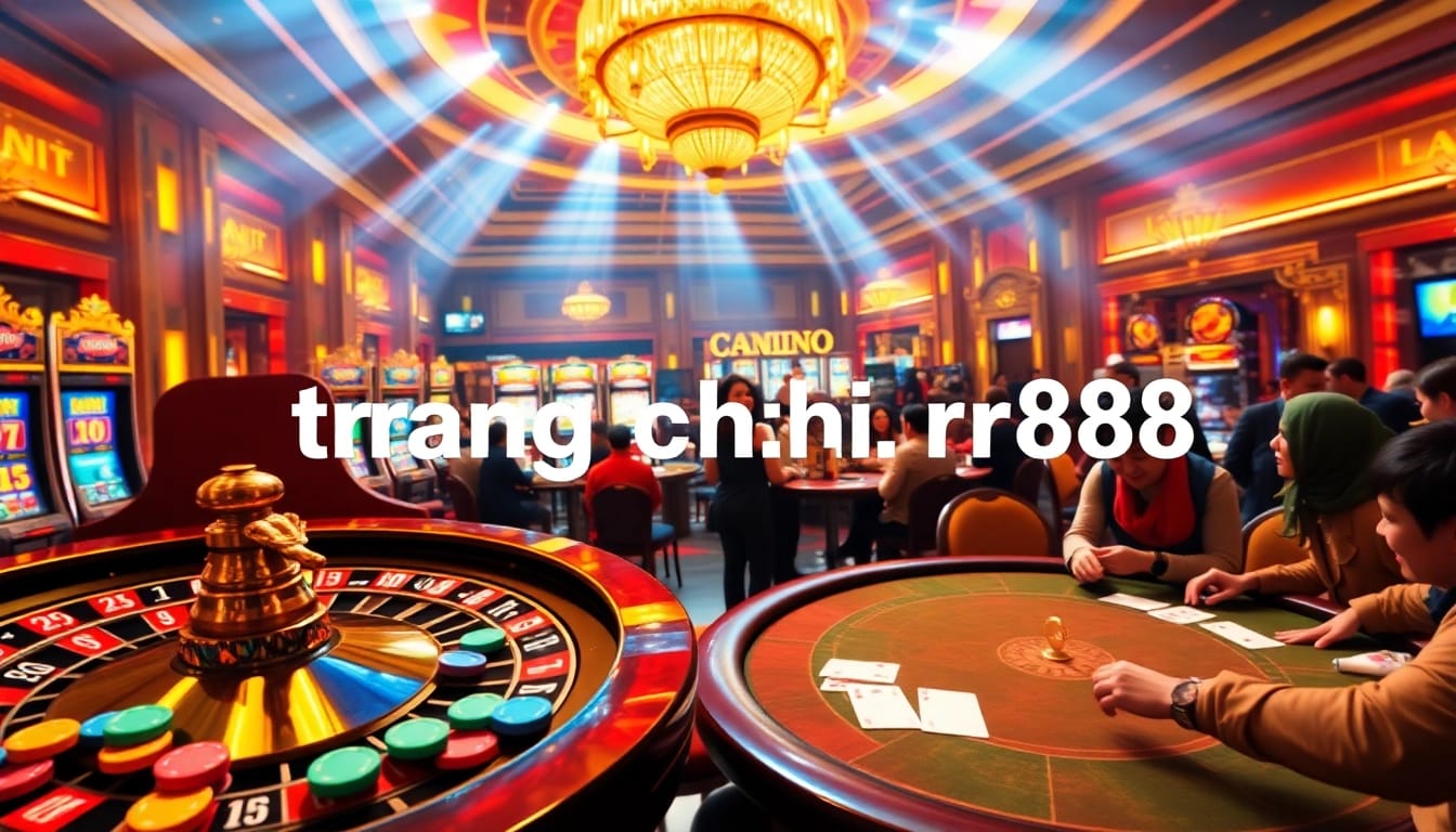 Experience the thrill of winning at a casino, including the vibrant atmosphere of trang chủ rr88 with roulette and poker games.