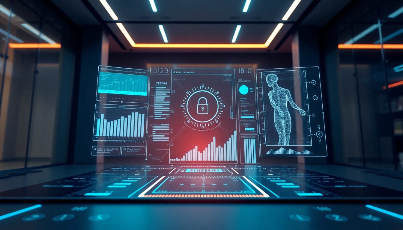 A captivating digital interface showcasing innovations in porn AI, emphasizing ethical and technological considerations.