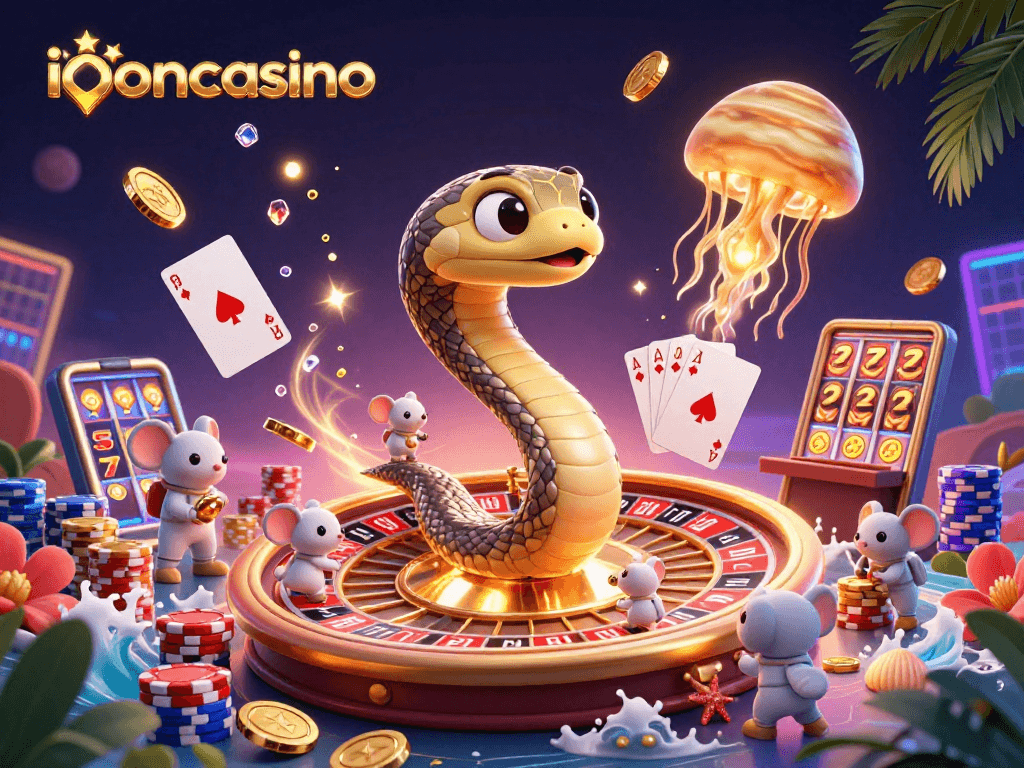 Join the excitement at ioncasino with a Saturn ring snake roulette and astronauts betting!