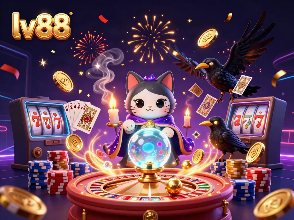 Engage in adventurous gaming with lv88, featuring mystical characters and dynamic casino elements.