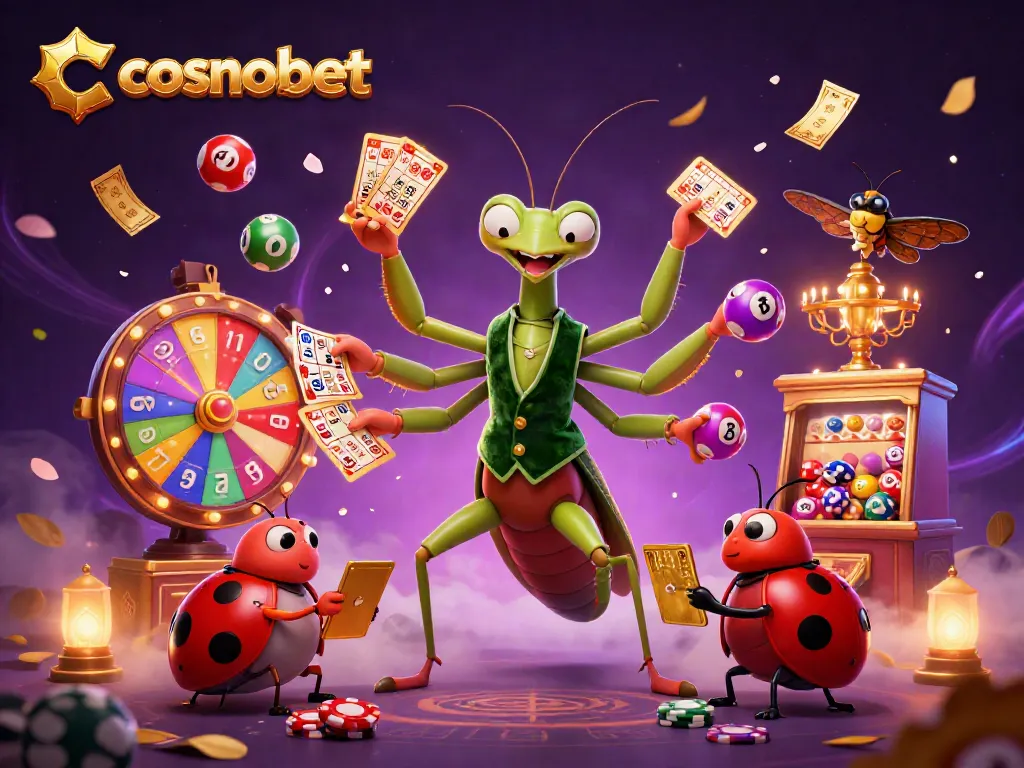 Experience thrilling gameplay at Cosmobet with dynamic card shuffling, champagne pouring, and vibrant gaming elements.