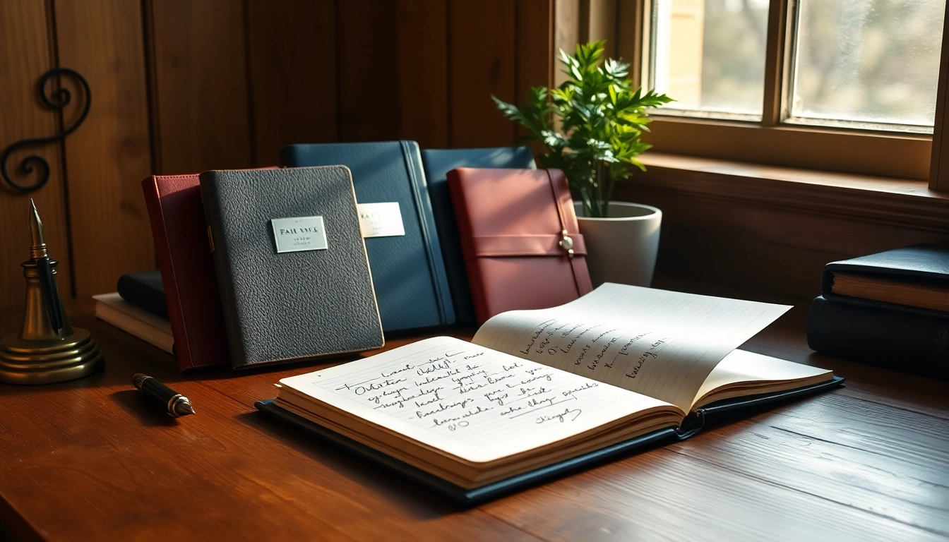 Design your own custom printed notebooks with unique covers and personalized pages ready for creativity.