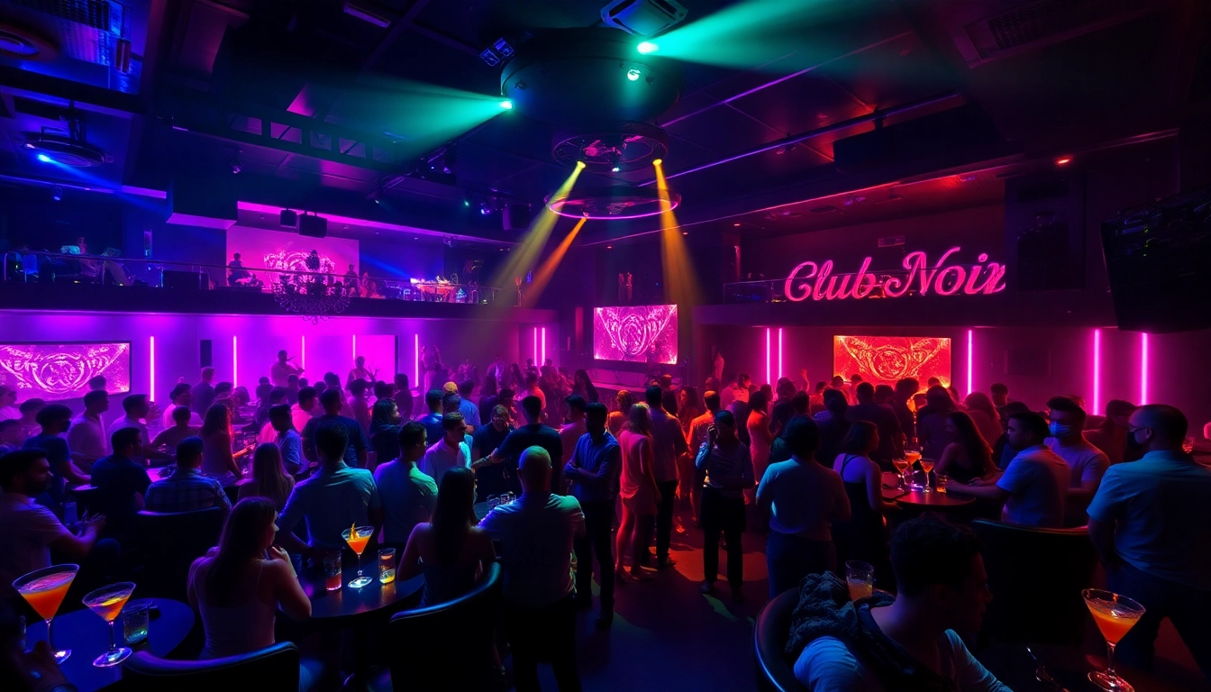 Experience the vibrant nightlife at Club sxm, featuring stunning dancers and luxury seating.