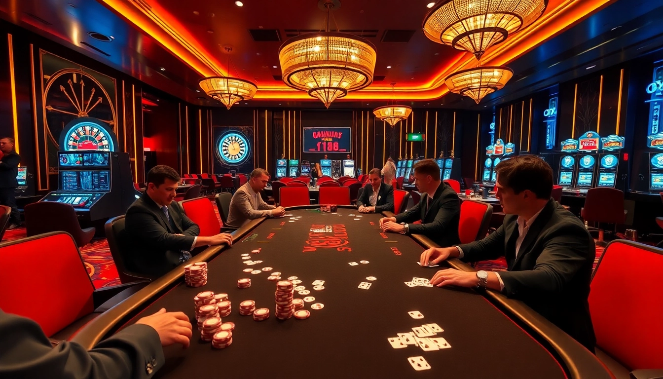 Experience thrilling gameplay at f168's luxurious casino table filled with cards and chips.