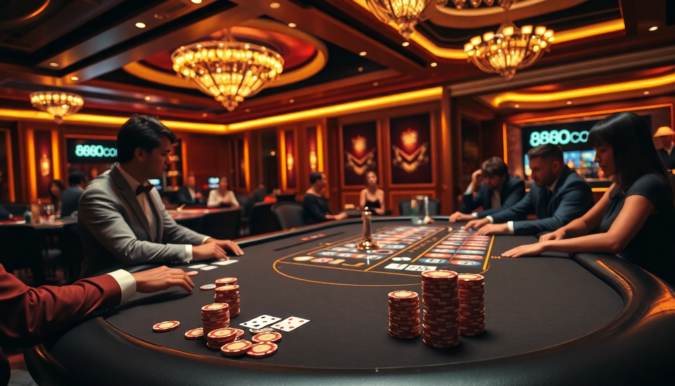 Engage in thrilling action at 888b com poker tables, showcasing strategic bets and high stakes.