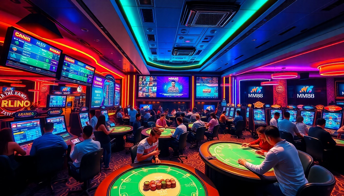Experience the thrill of online gaming at https://mm88.agency/ with vibrant casino scenes and diverse players.