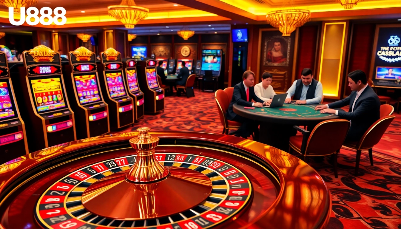 Experience the thrill at U888 with exciting roulette games and professional players in action.
