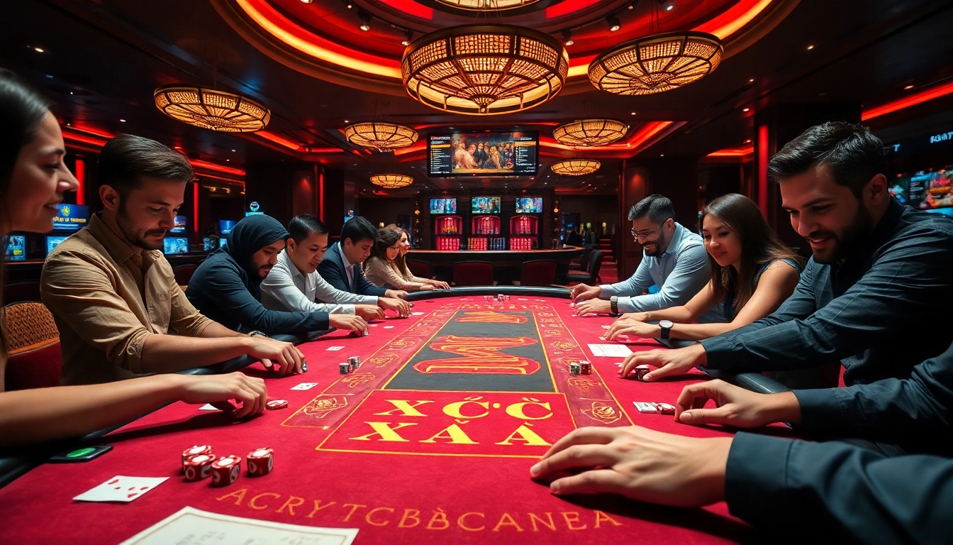 Engaged players thrill at the XÓC ĐĨA table, experiencing excitement with https://xocdias.com.co/.