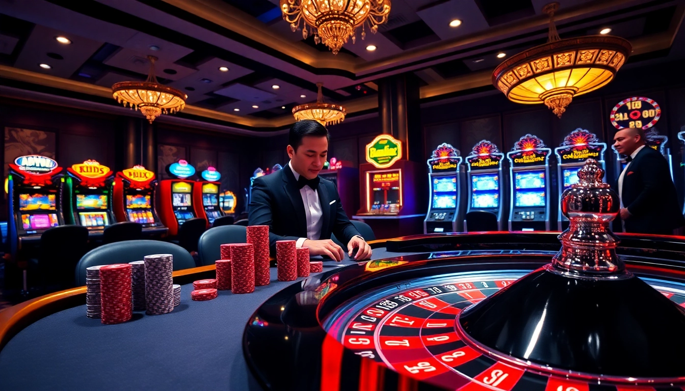 Experience high-stakes action at new88bet with vibrant casino games and elegant ambiance.