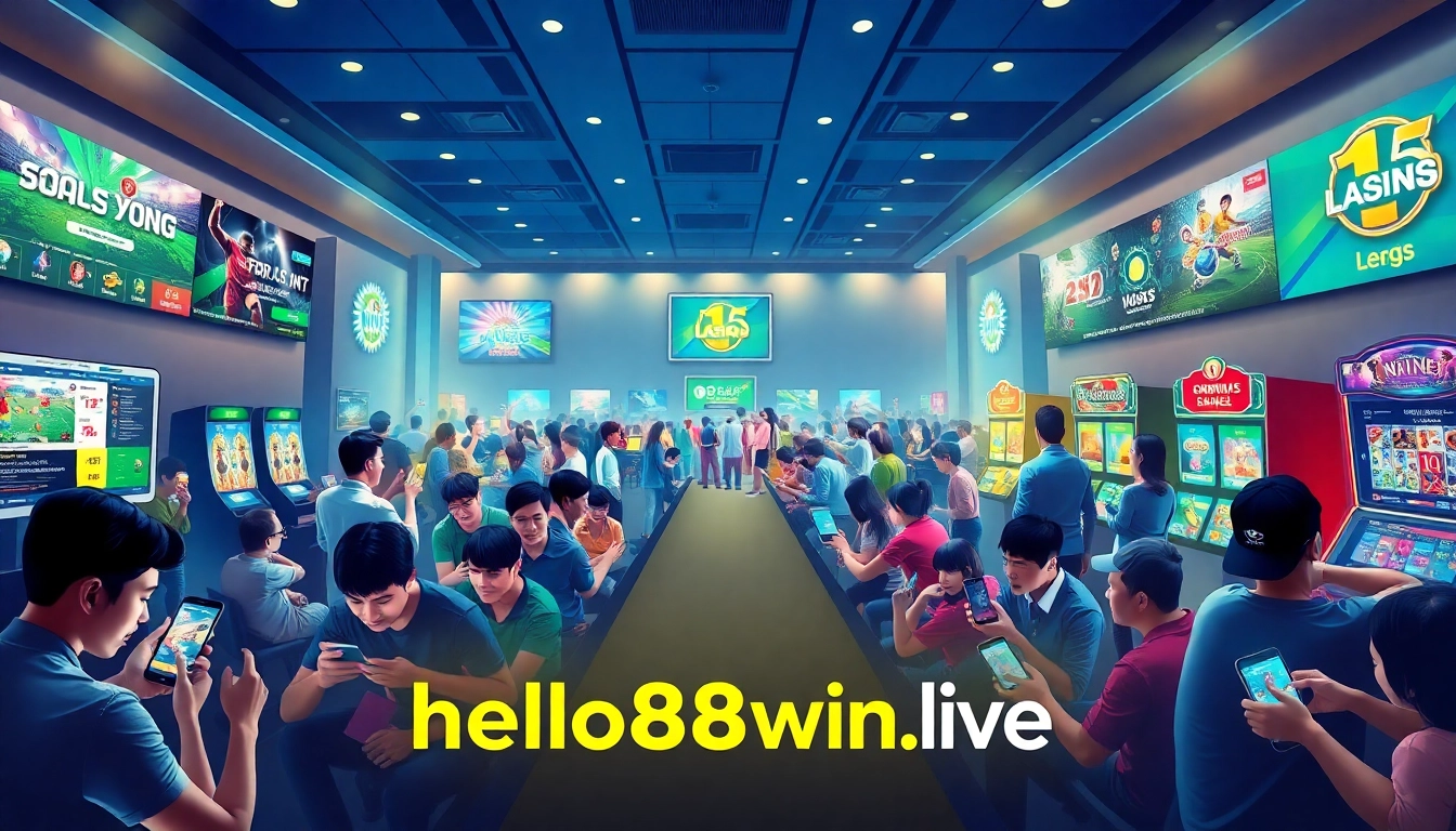 Experience thrilling games on hello88win.live with vibrant visuals and engaging players.