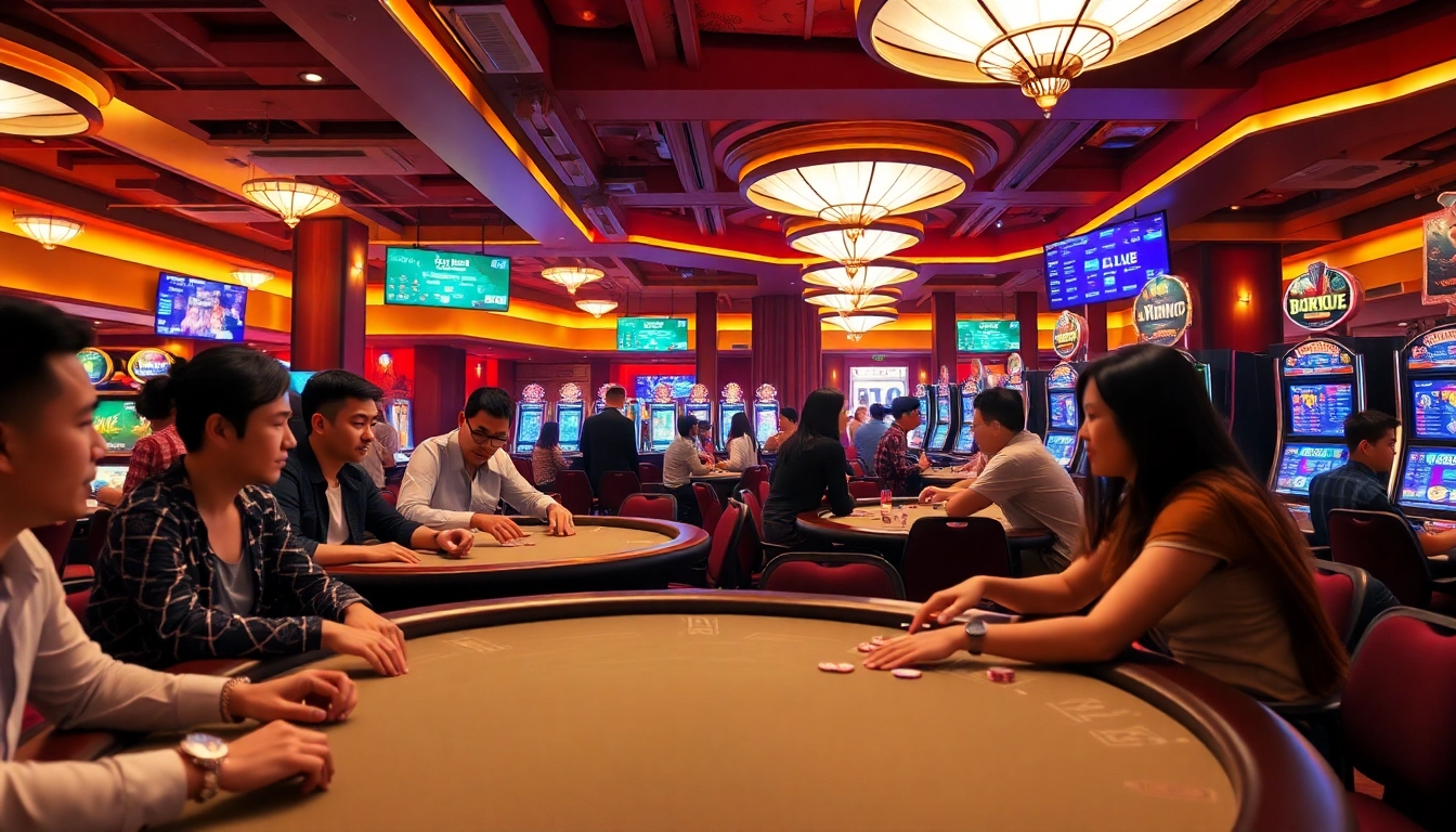 Experience the thrill of tk88win.live with vibrant online casino gaming atmosphere.