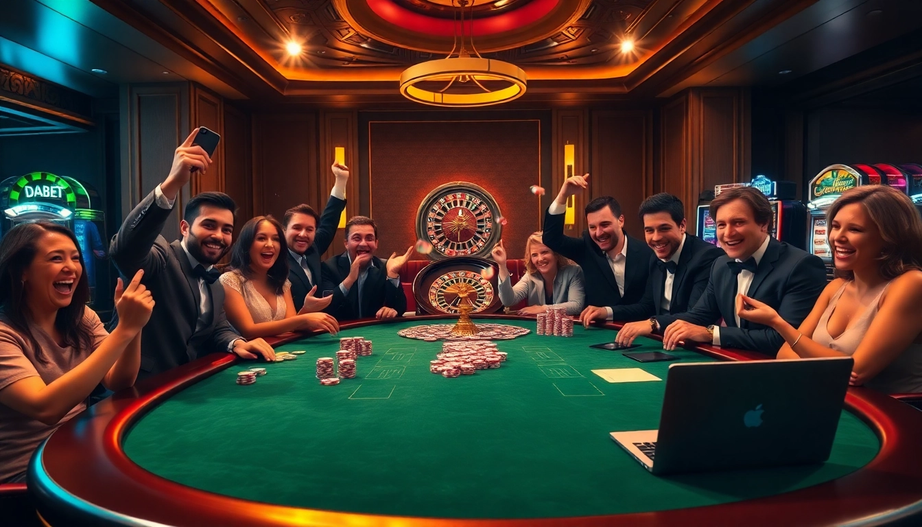 Experience exciting gaming at https://dabet.homes with vibrant casino tables and lively players.