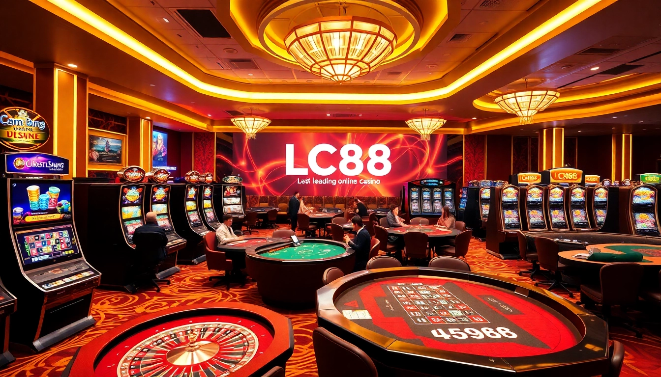 Experience thrilling action at LC88 with vibrant casino games, including slots and roulette.