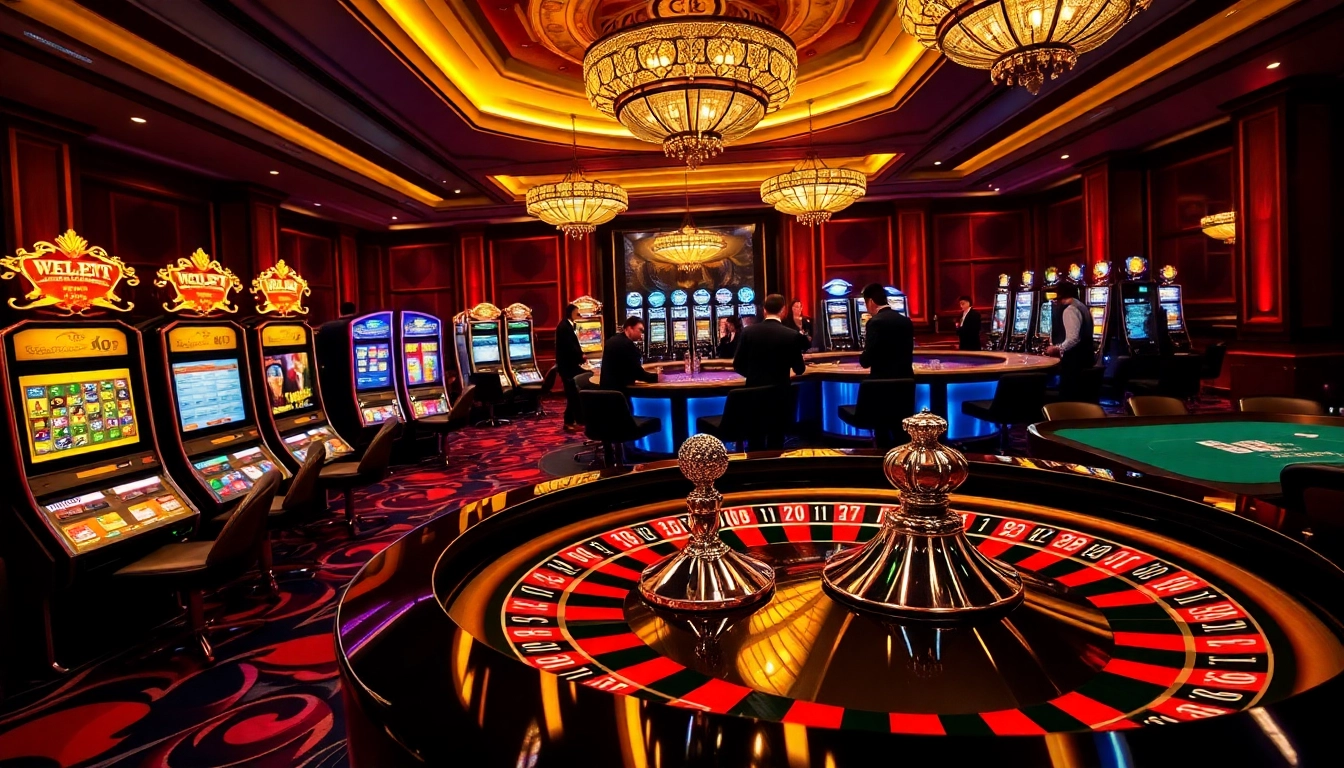 Experience the thrill of betting at 222bd club with vibrant casino tables and engaging players.