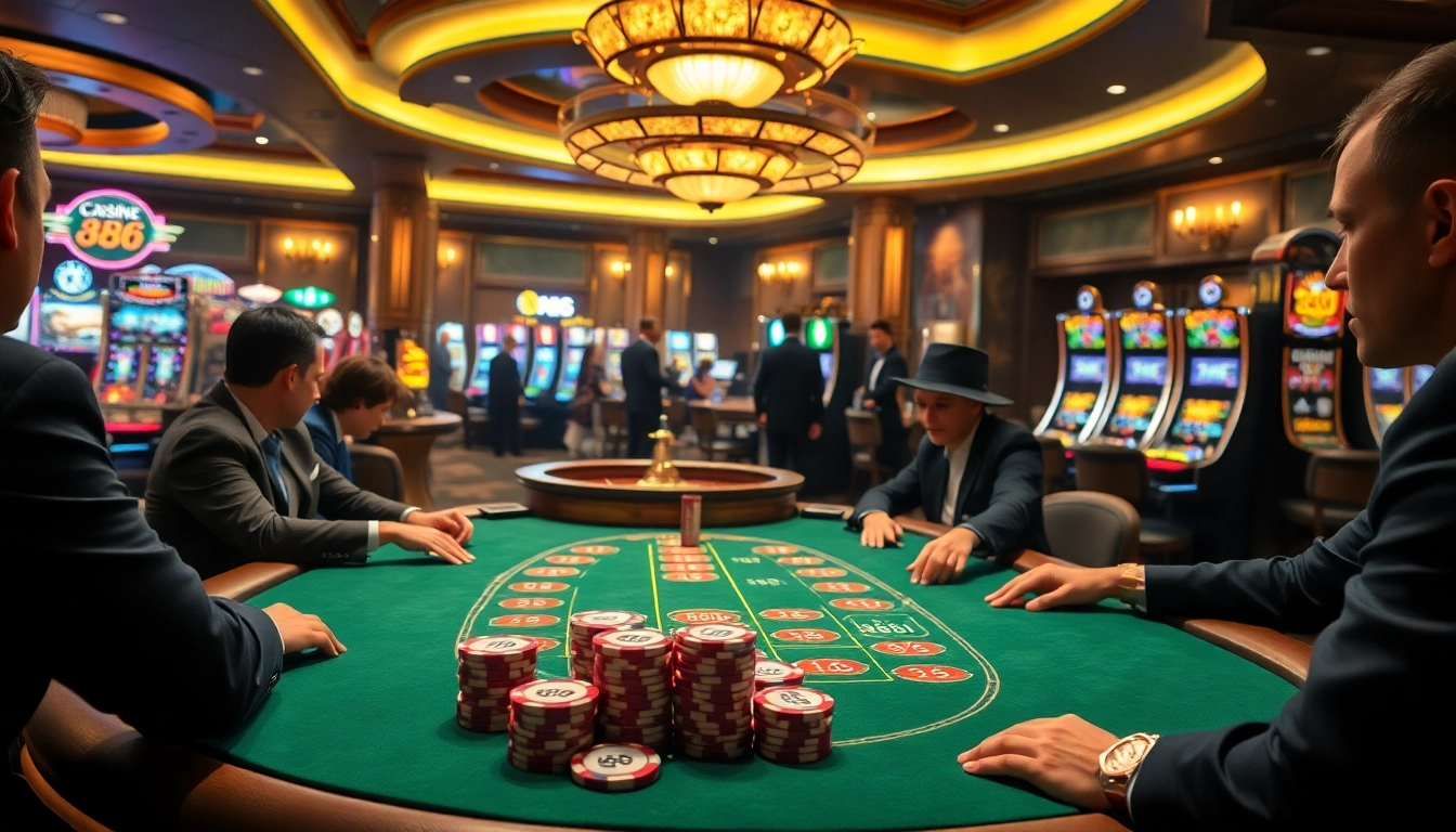Experience the thrill of poker at the 88i casino, showcasing high-stakes gameplay and luxury.