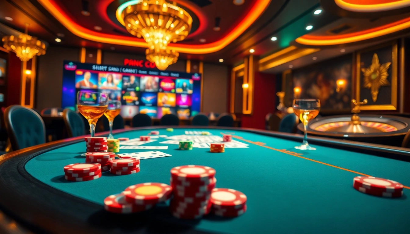 Experience thrilling gameplay at https://luck88com.net/ with vibrant poker chips and animated game interfaces.