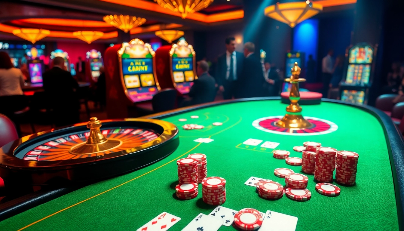 Experience the excitement of winning at trang chủ 88i with vibrant casino tables and glamorous gaming action.