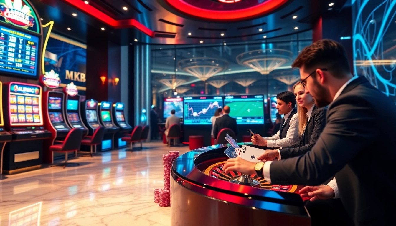 Experience the excitement of MK 8 at a luxurious online casino, featuring vibrant slot machines and thrilling betting action.