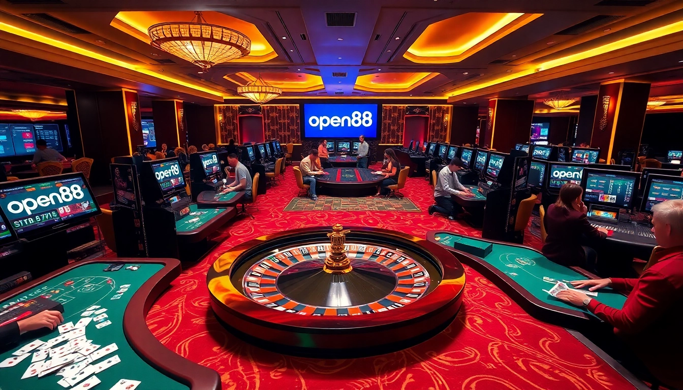 Experience the thrill of gambling at open88 casino, featuring dynamic games and luxurious atmosphere.