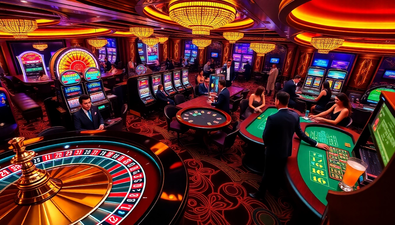 Experience the thrilling excitement of 789 Club with vibrant casino visuals featuring roulette and poker.