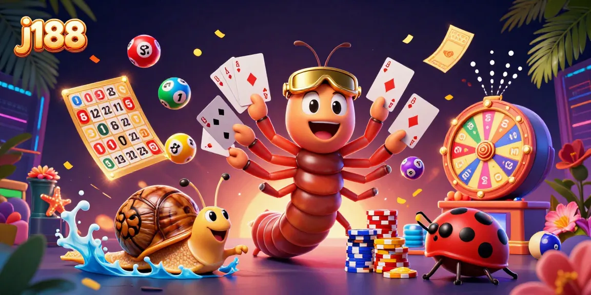Engage with exciting j188 casino games featuring vibrant lottery balls and a unique 3D dealer experience.